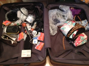 Unpacked, Unorganised Suitcase